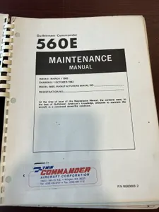 Gulfstream Commander - 560E, Maintenance Manual P/N: M560003-2